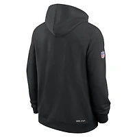 Sweat à capuche Nike Dri-FIT violet Baltimore Ravens Sideline Standard Issue pour homme