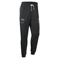 Men's Nike Black Baltimore Ravens Sideline Standard Issue Dri-FIT Taper Pants