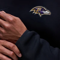 Men's Nike Black Baltimore Ravens Tech Fleece Raglan Sweatshirt