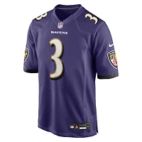 Maillot Nike Chidobe Awuzie violet pour homme des Baltimore Ravens