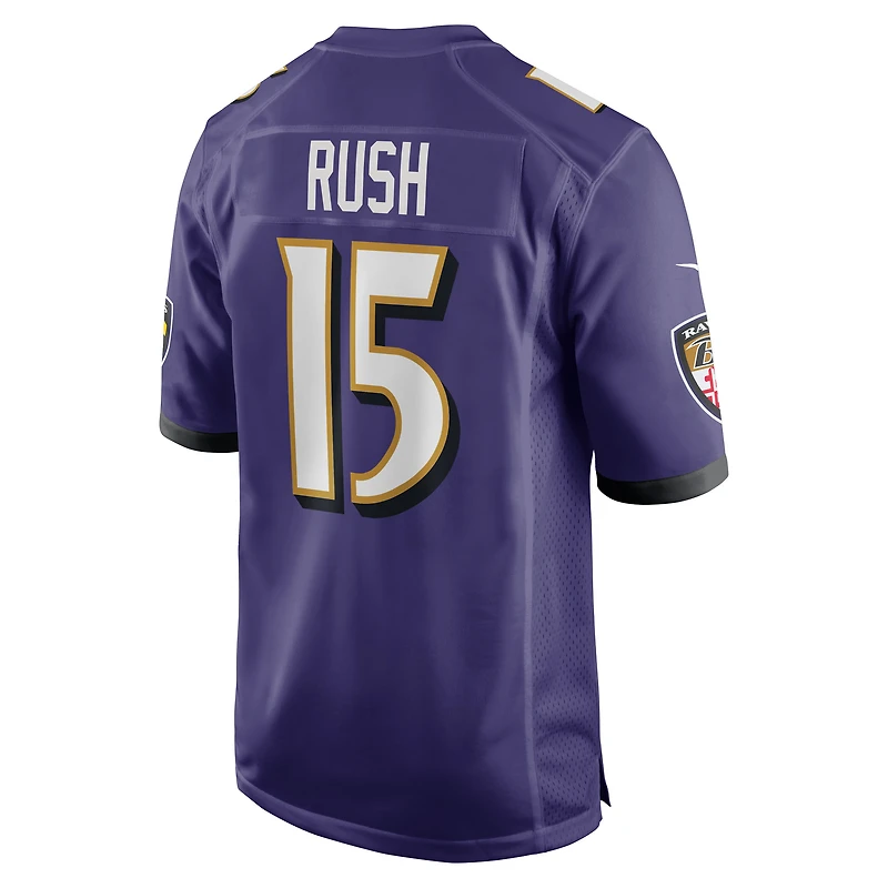 Maillot Nike Cooper Rush violet pour homme des Baltimore Ravens