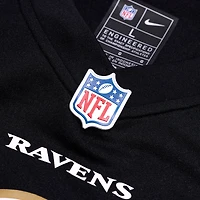 Men's Nike DeAndre Hopkins  Black Baltimore Ravens Alternate Game Jersey