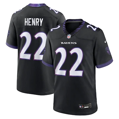 Men's Nike Derrick Henry Purple Baltimore Ravens Alternate Game Jersey