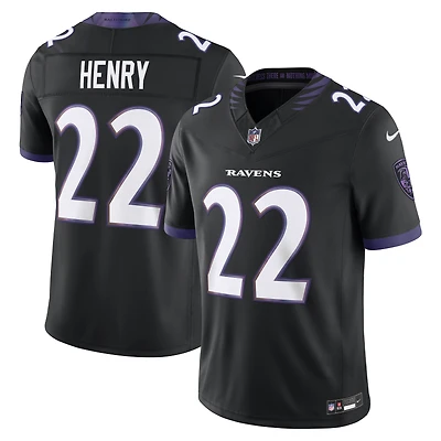 Men's Nike Derrick Henry Purple Baltimore Ravens Vapor F.U.S.E. Stitched Limited Jersey