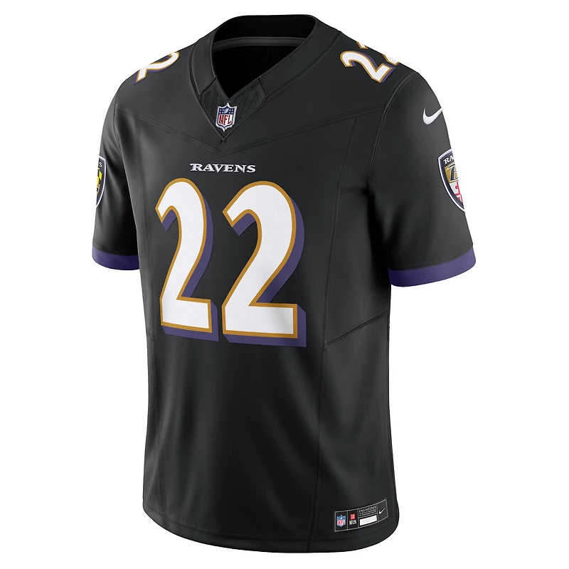 Maillot Nike Derrick Henry noir pour homme Baltimore Ravens Vapor F.U.S.E. Limited
