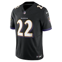 Maillot Nike Derrick Henry noir pour homme Baltimore Ravens Vapor F.U.S.E. Limited