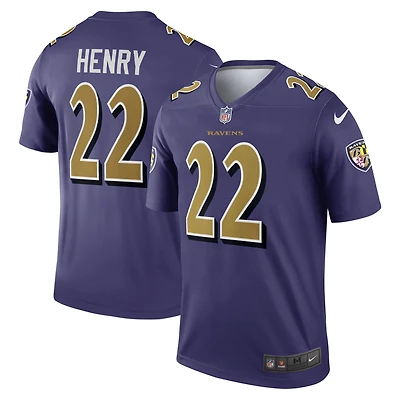 Haut Nike Derrick Henry violet pour homme, joueur légendaire des Baltimore Ravens