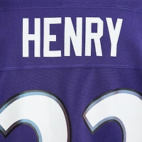 Men's Nike Derrick Henry Purple Baltimore Ravens Team Game Jersey
