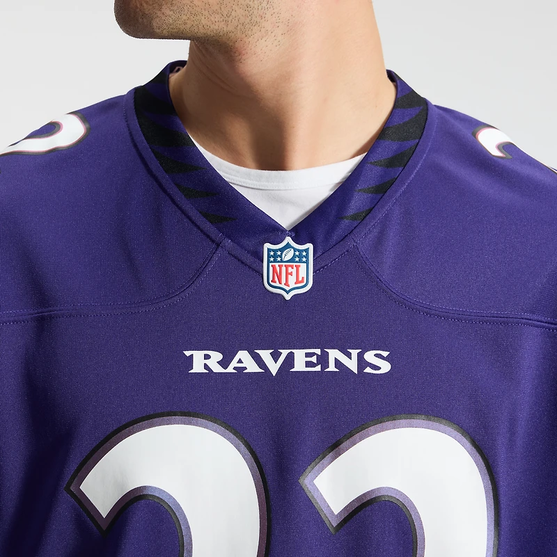 Men's Nike Derrick Henry Purple Baltimore Ravens Team Game Jersey