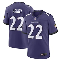 Maillot de match Nike Derrick Henry violet des Ravens Baltimore pour homme