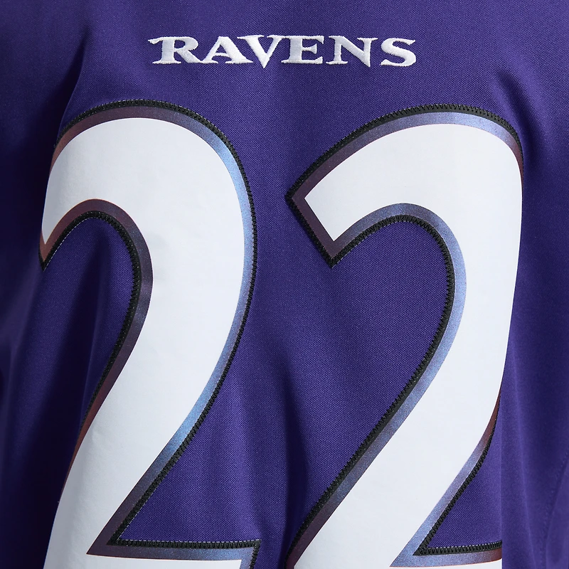 Maillot Nike Derrick Henry violet Baltimore Ravens Vapor F.U.S.E. édition limitée cousue pour homme