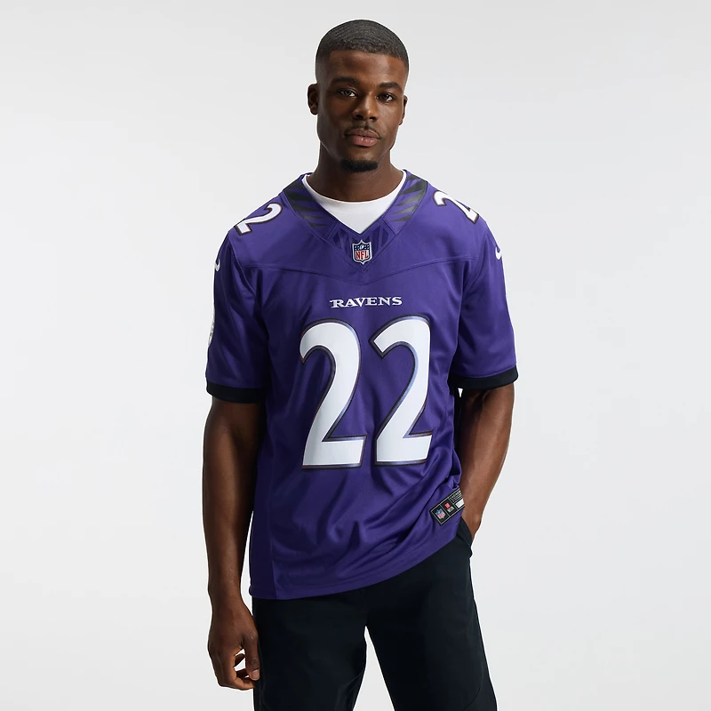 Maillot Nike Derrick Henry violet Baltimore Ravens Vapor F.U.S.E. édition limitée cousue pour homme
