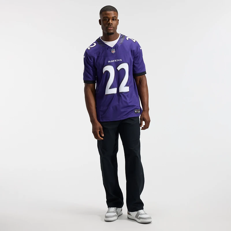 Maillot Nike Derrick Henry violet Baltimore Ravens Vapor F.U.S.E. édition limitée cousue pour homme