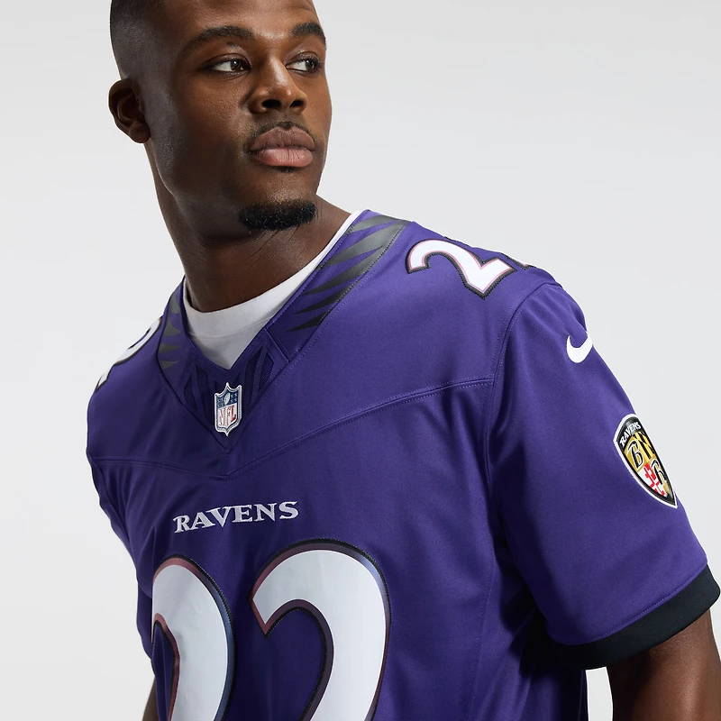 Maillot Nike Derrick Henry violet Baltimore Ravens Vapor F.U.S.E. édition limitée cousue pour homme