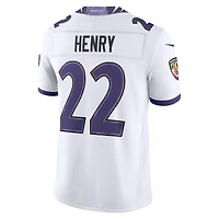 Men's Nike Derrick Henry White Baltimore Ravens Vapor F.U.S.E. Sewn Down Limited Jersey