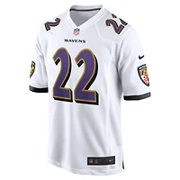 Men's Nike Derrick Henry  White Baltimore Ravens Game Jersey