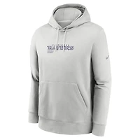 Sweat à capuche Nike gris Baltimore Ravens Edge Pack French Terry Club pour homme