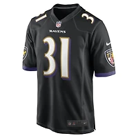 Maillot de joueur retraité Nike Jamal Lewis violet des Ravens Baltimore pour hommes