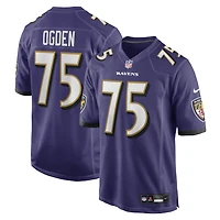 Maillot de joueur retraité Nike Jonathan Ogden pour hommes, violet, Baltimore Ravens Game