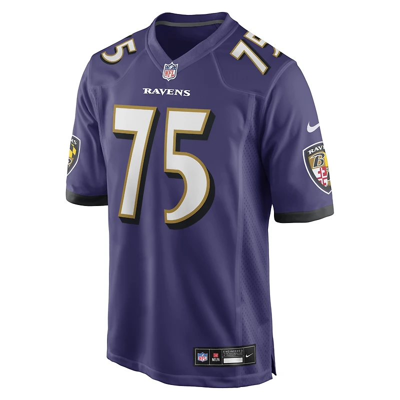 Maillot de joueur retraité Nike Jonathan Ogden pour hommes, violet, Baltimore Ravens Game
