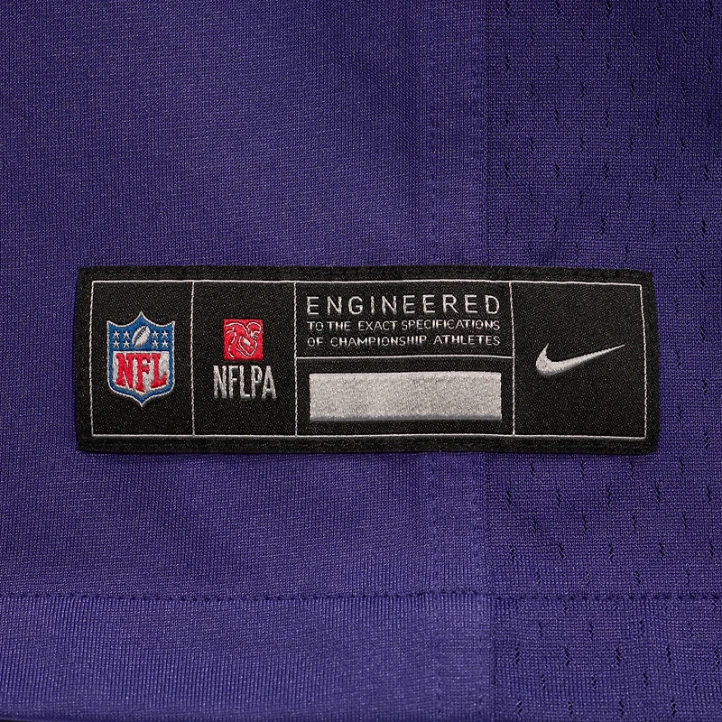 Men's Nike Josh Tupou  Purple Baltimore Ravens Team Game Jersey