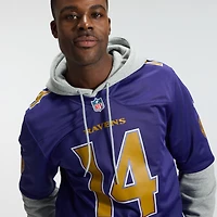 Men's Nike Kyle Hamilton White Baltimore Ravens Game Jersey