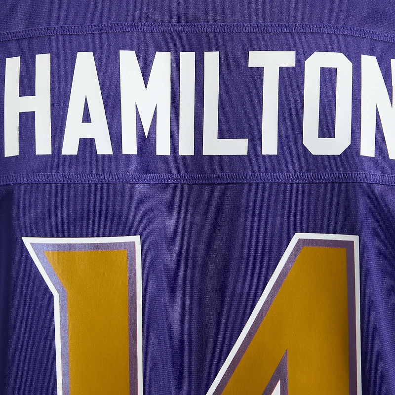 Maillot alternatif violet Nike Kyle Hamilton des Ravens de Baltimore pour homme