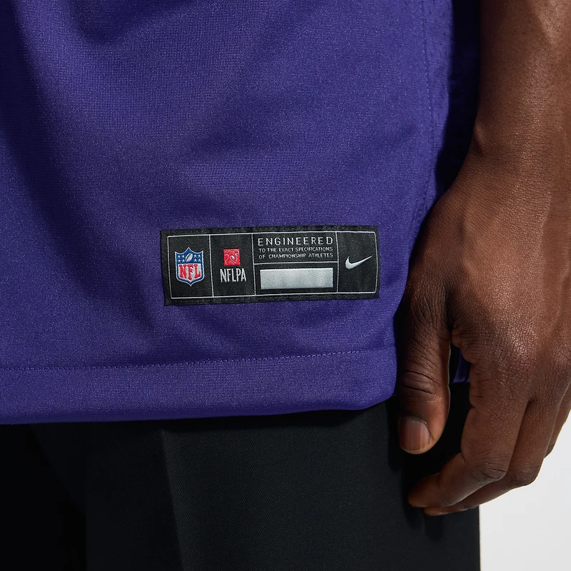 Men's Nike Kyle Hamilton Purple Baltimore Ravens Team Game Jersey