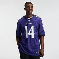Men's Nike Kyle Hamilton Purple Baltimore Ravens Team Game Jersey