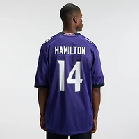Men's Nike Kyle Hamilton Purple Baltimore Ravens Team Game Jersey