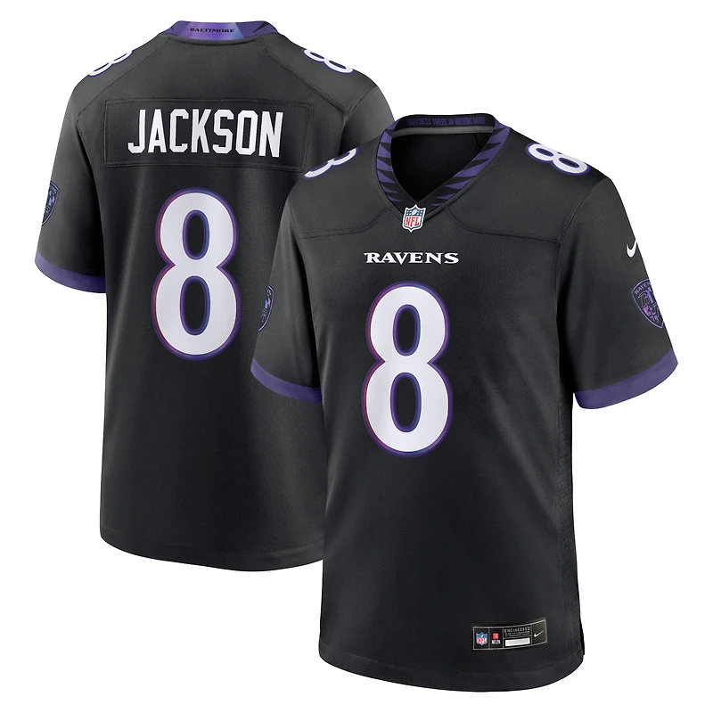 Maillot alternatif violet Nike Lamar Jackson des Ravens de Baltimore pour homme