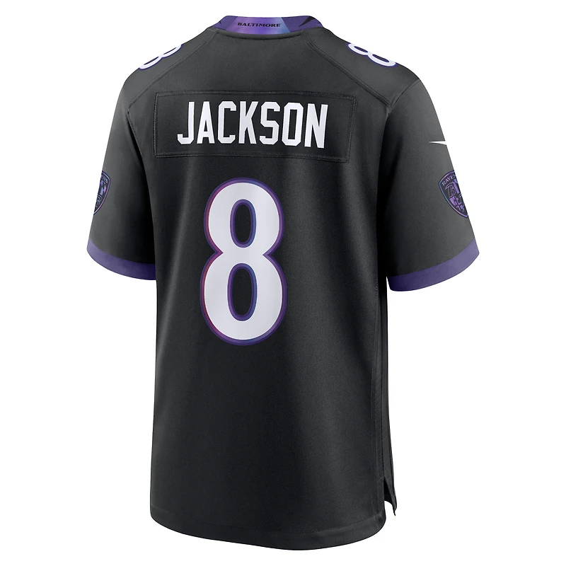 Men's Nike Lamar Jackson Purple Baltimore Ravens Alternate Game Jersey