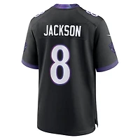 Men's Nike Lamar Jackson Purple Baltimore Ravens Alternate Game Jersey