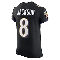 Men's Nike Lamar Jackson Black Baltimore Ravens Alternate Vapor F.U.S.E. Elite Jersey