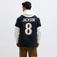Men's Nike Lamar Jackson Black Baltimore Ravens Alternate Vapor F.U.S.E. Elite Jersey