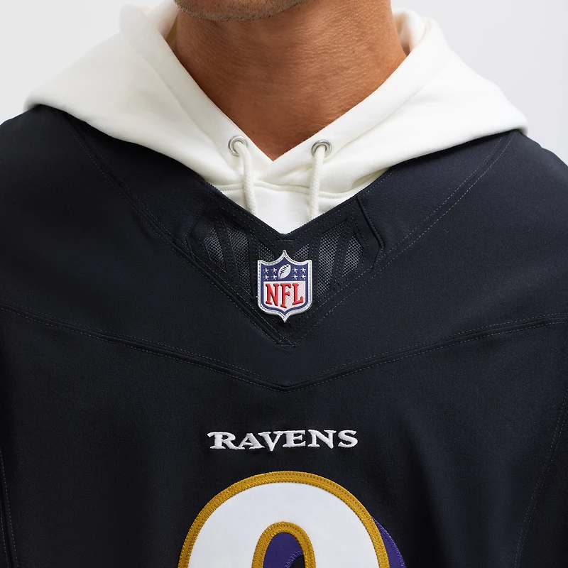 Men's Nike Lamar Jackson Black Baltimore Ravens Alternate Vapor F.U.S.E. Elite Jersey