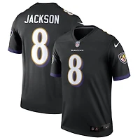 Haut Nike Lamar Jackson pour homme, noir, joueur légendaire des Baltimore Ravens