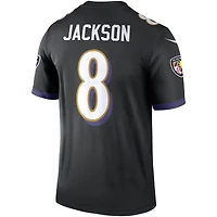 Haut Nike Lamar Jackson pour homme, noir, joueur légendaire des Baltimore Ravens