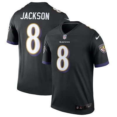 Haut de performance Nike Lamar Jackson noir Baltimore Ravens Legend Player pour homme