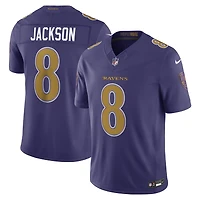 Maillot Nike Lamar Jackson violet Baltimore Ravens Alternate Vapor F.U.S.E. Stitched Limited pour homme