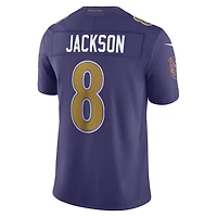 Men's Nike Lamar Jackson Purple Baltimore Ravens Alternate Vapor F.U.S.E. Stitched Limited Jersey