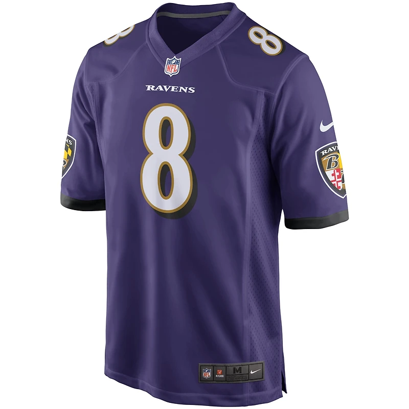 Men's Nike Lamar Jackson Purple Baltimore Ravens Game Player - Jersey