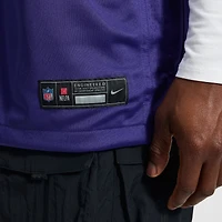 Maillot de match Nike Lamar Jackson violet des Ravens Baltimore pour homme