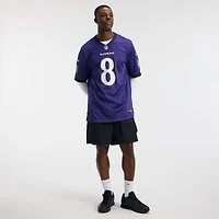 Men's Nike Lamar Jackson Purple Baltimore Ravens Team Game Jersey