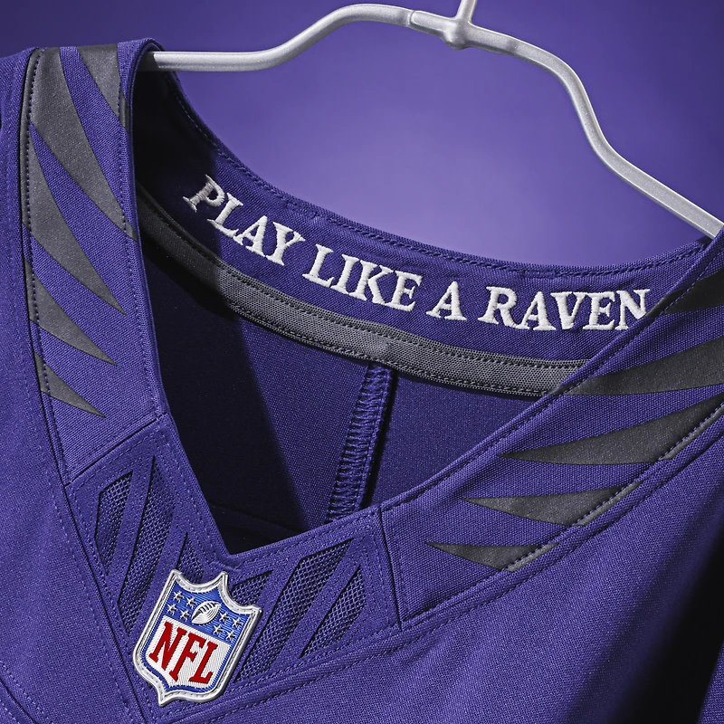 Maillot Nike Lamar Jackson blanc Baltimore Ravens Vapor F.U.S.E. cousu en édition limitée pour homme