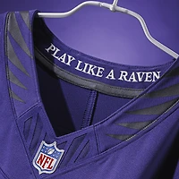 Maillot Nike Lamar Jackson blanc Baltimore Ravens Vapor F.U.S.E. cousu en édition limitée pour homme
