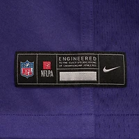 Men's Nike Malaki Starks Purple Baltimore Ravens 2025 NFL Draft First Round Pick Game Jersey