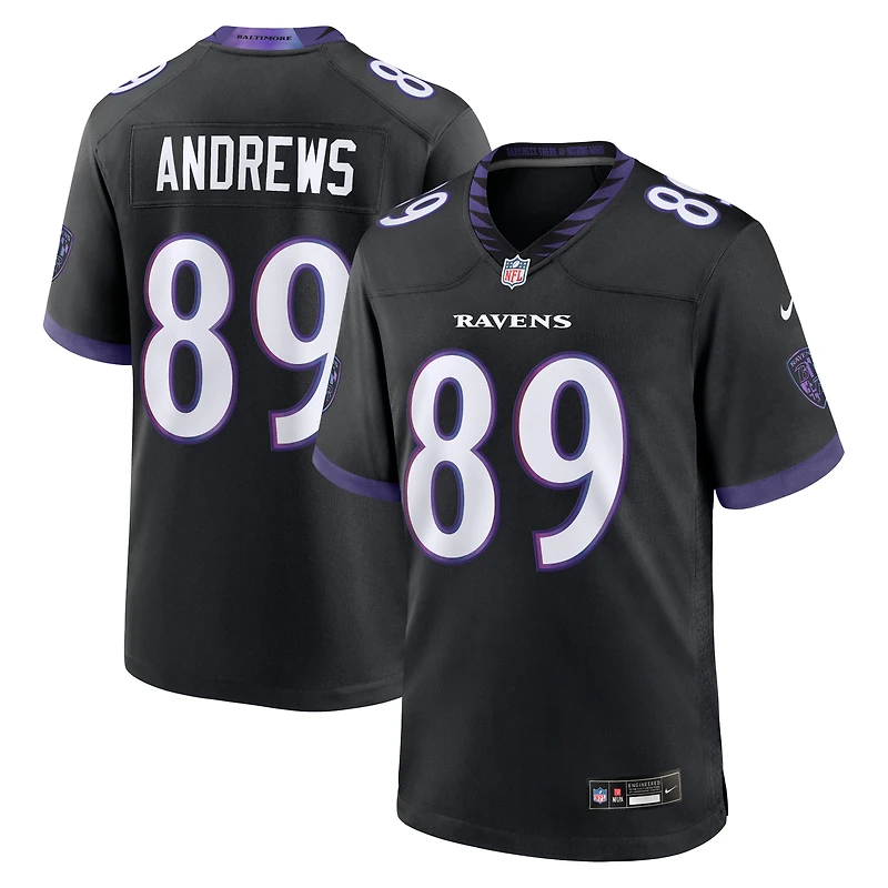 Maillot alternatif noir Nike Mark Andrews des Ravens de Baltimore pour homme