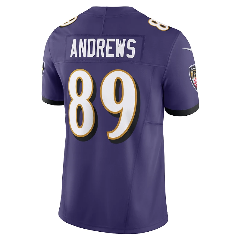 Nike Mark Andrews Violet Baltimore Ravens Vapor F.U.S.E. Maillot limité