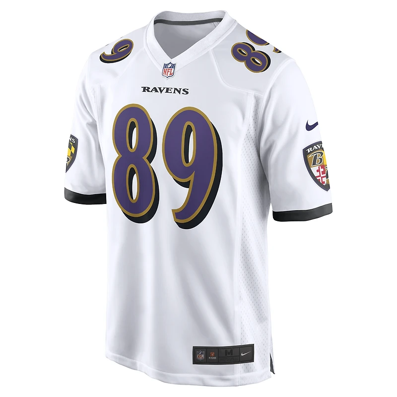 Maillot de match Nike Mark Andrews pour hommes, blanc, Baltimore Ravens